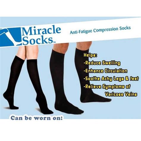 Miracle Sock Anti Fatigue Compression Socks Shopee Philippines