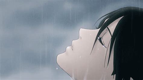 Sad Anime Boy Rain  Rain Via Tumblr Animated  1956881 By Ksenial On Heart
