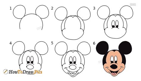 10 Dibujos Paso A Paso De Mickey Mouse
