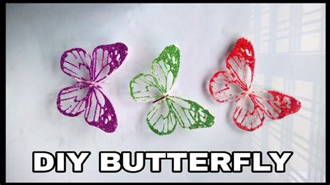 Diy Unique Butterfly Simple Diy Butterfly Room Decoration Craft