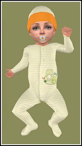 Sims 2 Default Replacement Unisex Infant Outfits By Theraven Sims 2