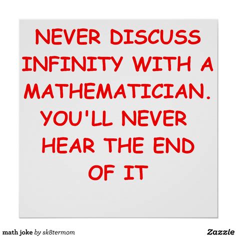 math joke poster zazzle math jokes math puns math humor