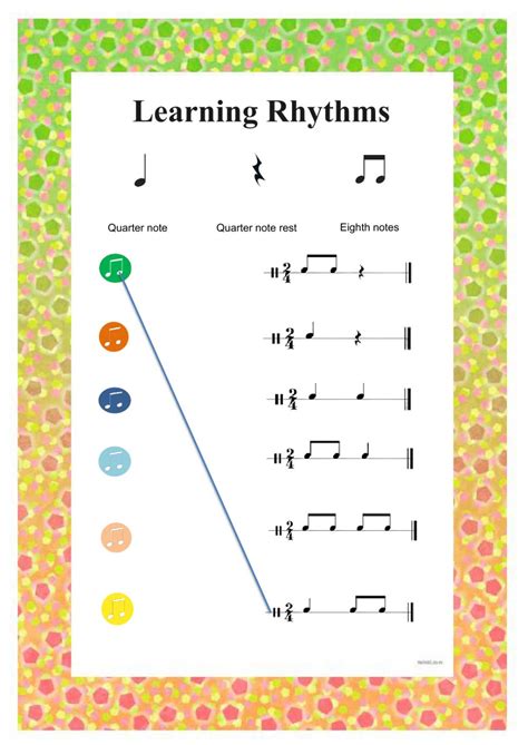 Rhythm Interactive And Downloadable Worksheet You Can Do The Exercises