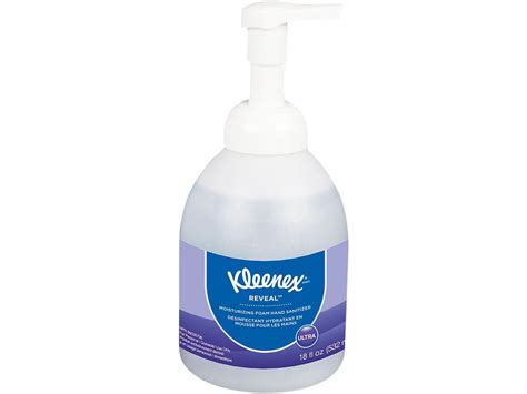 Kleenex 45826ea Reveal Ultra Moisturizing Foam Hand Sanitizer 18 Oz