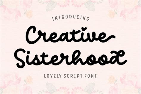 Creative Sisterhood Font By Situjuh · Creative Fabrica
