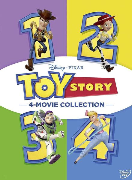 Walt Disneys Toy Story 1 4 Movie Collection Dvd Blaze Dvds