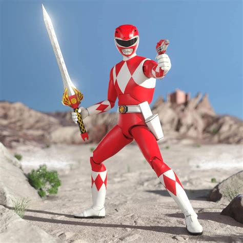Mighty Morphin Power Rangers Ultimates Actionfigur Red Ranger 18 Cm