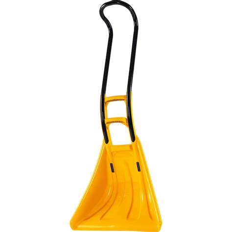Ames True Temper 26 In Poly Snow Shovel With 32 In Aluminum Handle At