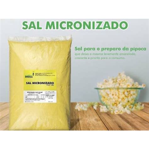 Sal Profissional Micronizado Kg Sabor Pipoca De Cinema Submarino