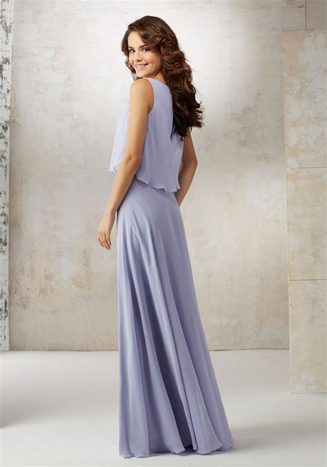 How would you describe this look and what is your favorite thing this hairstyle is one of the most commonly requested styles i bridesmaid dresses for smaller busts. Chiffon A-Line Bridesmaids Dress | Style 21502 | Morilee