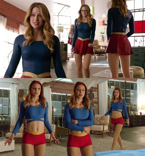 Supergirl Prototype Suits Melissa Benoist Material