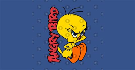 Tweety Angry Bird Tweety Sticker Teepublic