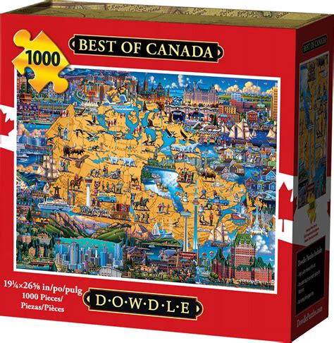 Best Of Canada 1000 Pieces Dowdle Folk Art Puzzle Warehouse
