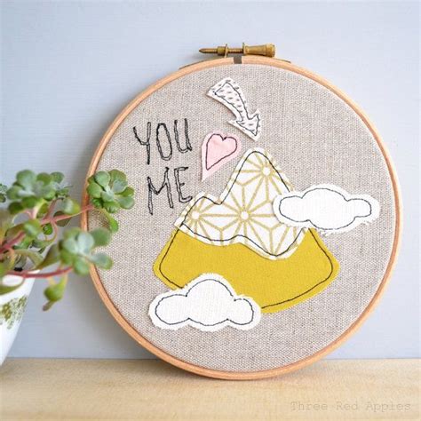Enjoy the astounding sparkle of embroidery yarn available at alibaba.com. You Me And The Mountains Personalised Embroidery by ...