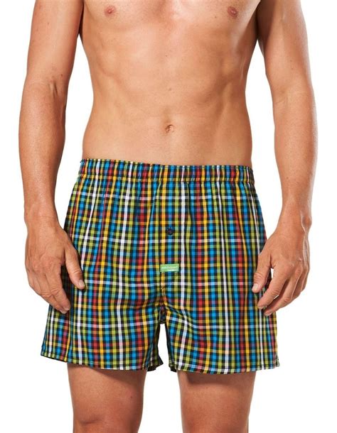 Underwear Bamboo Cool Mens Woven Boxer Shorts 3 Pack Bamboo Boxer