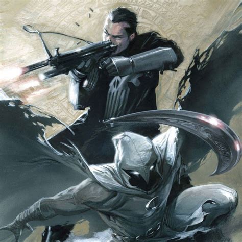The Punisher Planned To Face Moon Knight On Disney Plus Geekosity