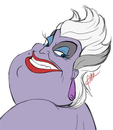 Disney Villains Ursula Drawing