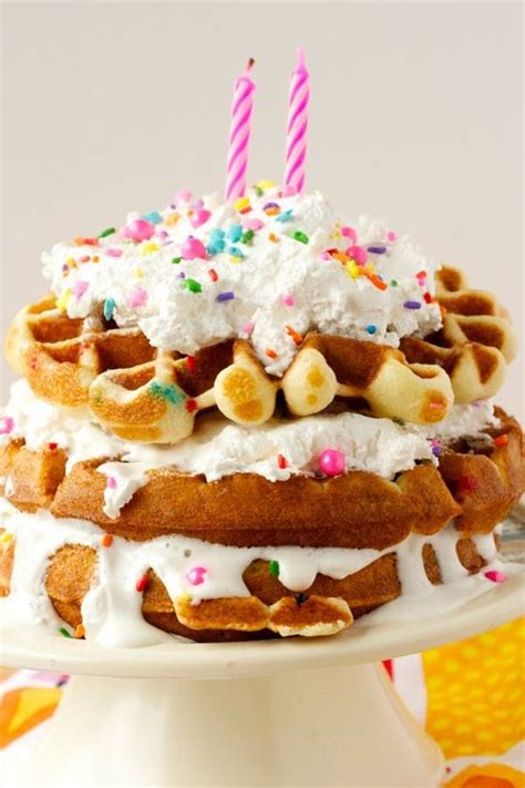 Birthday cakes have been around for a long time, but it has only been a little over a century since they've become a part of mainstream culture. Waffle Cakes Are the Next Big Dessert Trend (and They're Surprisingly Easy to Make) | Birthday ...