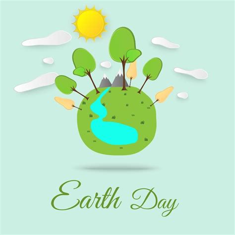 Premium Vector Earth Day Concept
