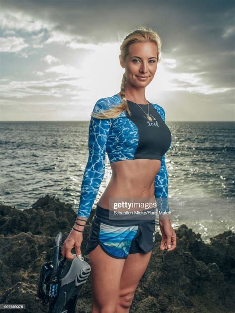 Marine Biologist And Conservationist Ocean Ramsey Is Photographed For