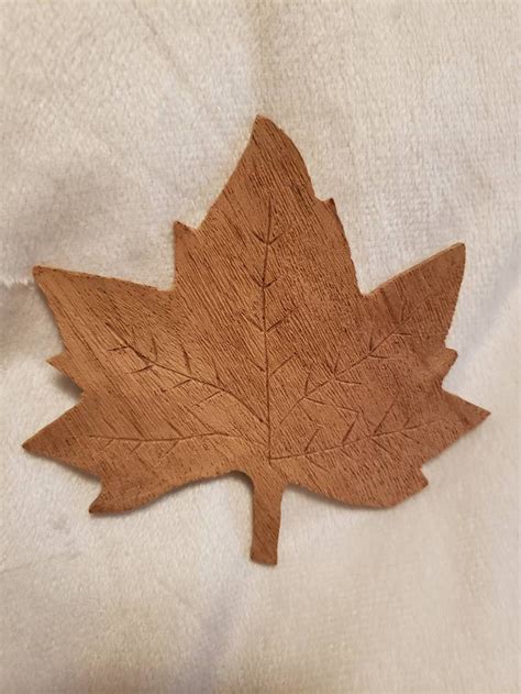 Wooden Autumn Leaf Wall Decor Etsy