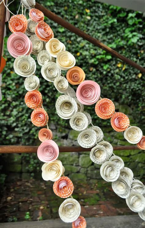 40 Creative Paper Garland Ideas For Weddings Emmaline Bride Wedding Blog