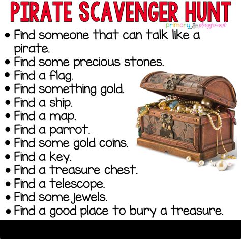 Pirate Scavenger Hunts Artofit