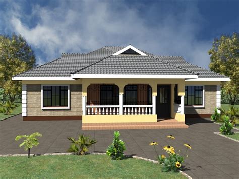 3 Bedroom Bungalow House Floor Plans 3d Img Abay
