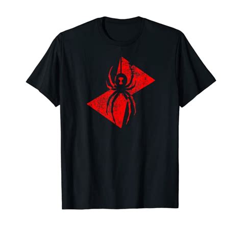 Black Widow Spider T T Shirt Clothing