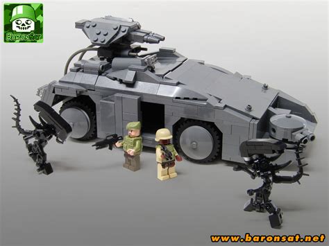 Lego Moc Aliens Apc M577 Custom Bricks Model Baronsat