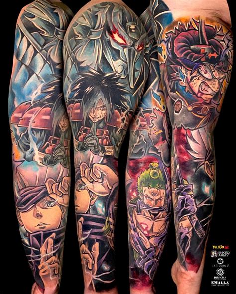 Details 62 Anime Sleeve Tattoo Best Vn
