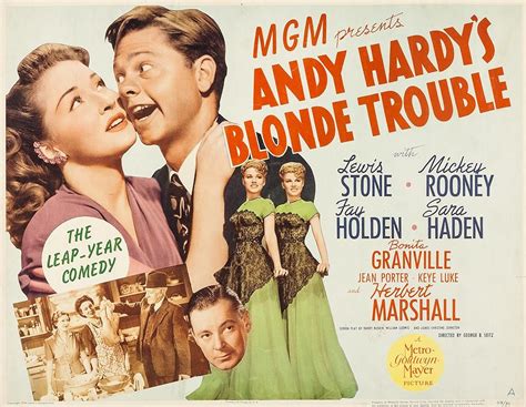 Andy Hardy S Blonde Trouble