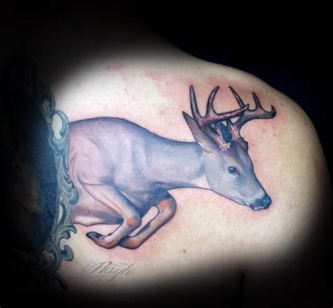 Deer Stag Tattoo By Haylo By Haylo Tattoonow