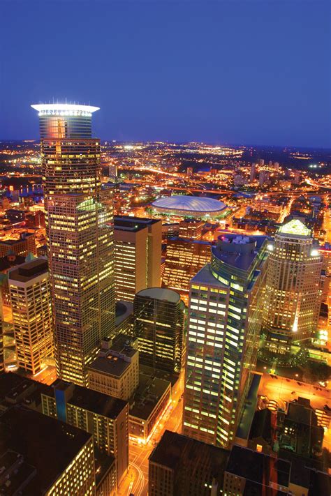 Minneapolis City Minneapolis Skyline Scenery