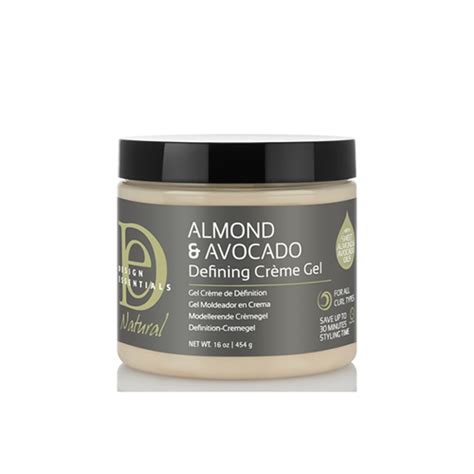 Design Essentials Natural Almond And Avocado Curl Defining CrÈme Gel Afro Caribbean Cosmetics