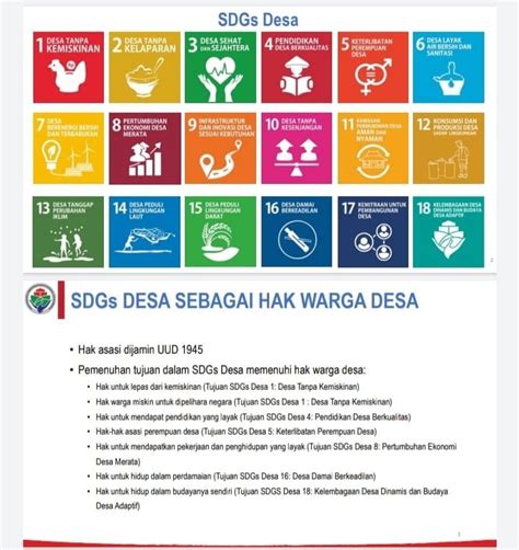 SDGs Desa Percepat Pemerintah Capai Tujuan Pembangunan Nasional