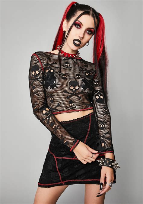 Widow Sweet Revenge Fishnet Top Because Youre The Leader Of The Broken