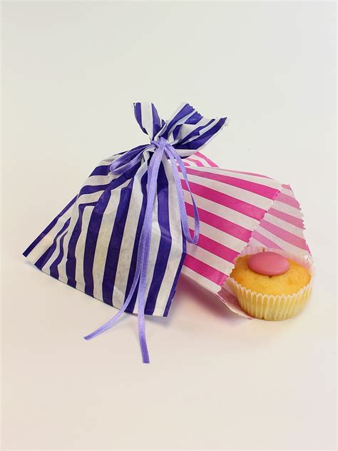 Candy Bag Pink Blue Candy Stripe Bags