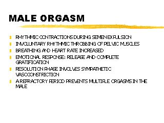 Male Orgasm