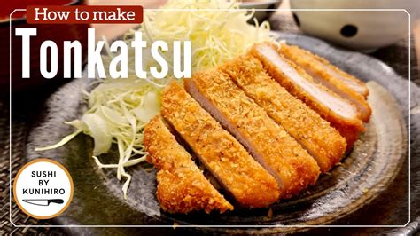 how to make tonkatsu japanese pork cutlet step by step guide youtube