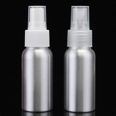 30ml 250ml Empty Aluminum Metal Spray Bottle Transparentwhite Fine