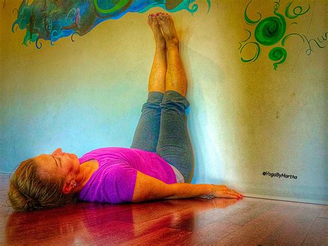 Yoga Pose Relaxation Legs Up The Wall Pose Viparita Karani Viparita
