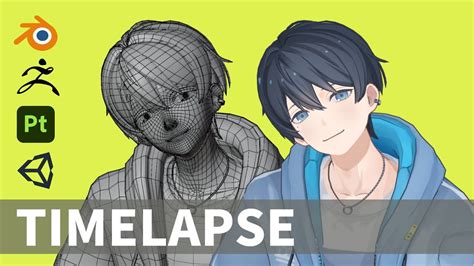 【タイムラプス】キャラクターモデリング Character Modeling Timelapse【blenderzbrush