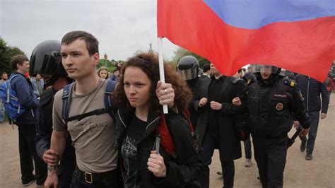 Putin Critic Alexei Navalny Held As Thousands Attend Russia Protests
