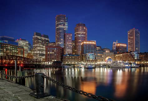 Boston Waterfront Photograph By Dave Cleaveland