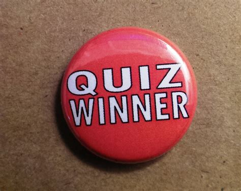 Quiz Winner Badges Bulk Pack Of 50 Bawjaws