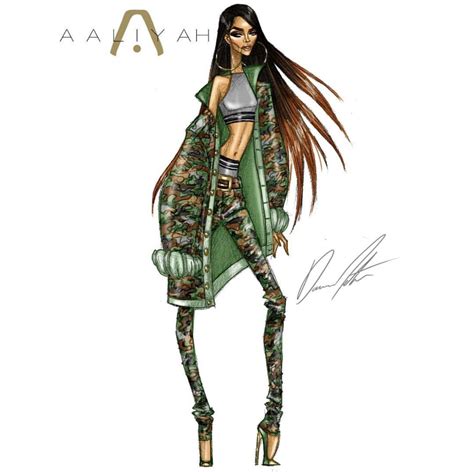 Illustrations By Trendy By Daren J Aaliyah Fashion Design Collection