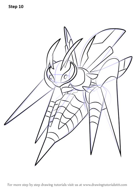 Pokemon Coloring Pages Mega Beedrill Coloring Page Mega Evolved