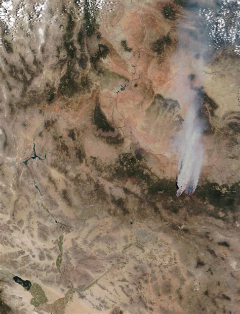 Maps Of Rodeo And Chediski Fires Arizona Mapa Owje