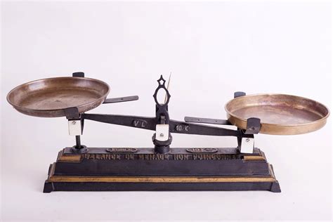 Custom Order Antique Balance Scale Art Deco Design Force